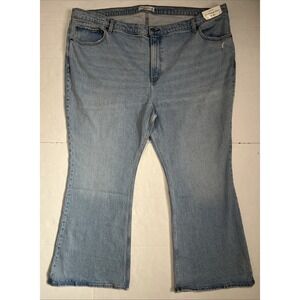 Abercrombie & Fitch The Vintage Flare Ultra High Rise Blue Jeans Size 37 24s New